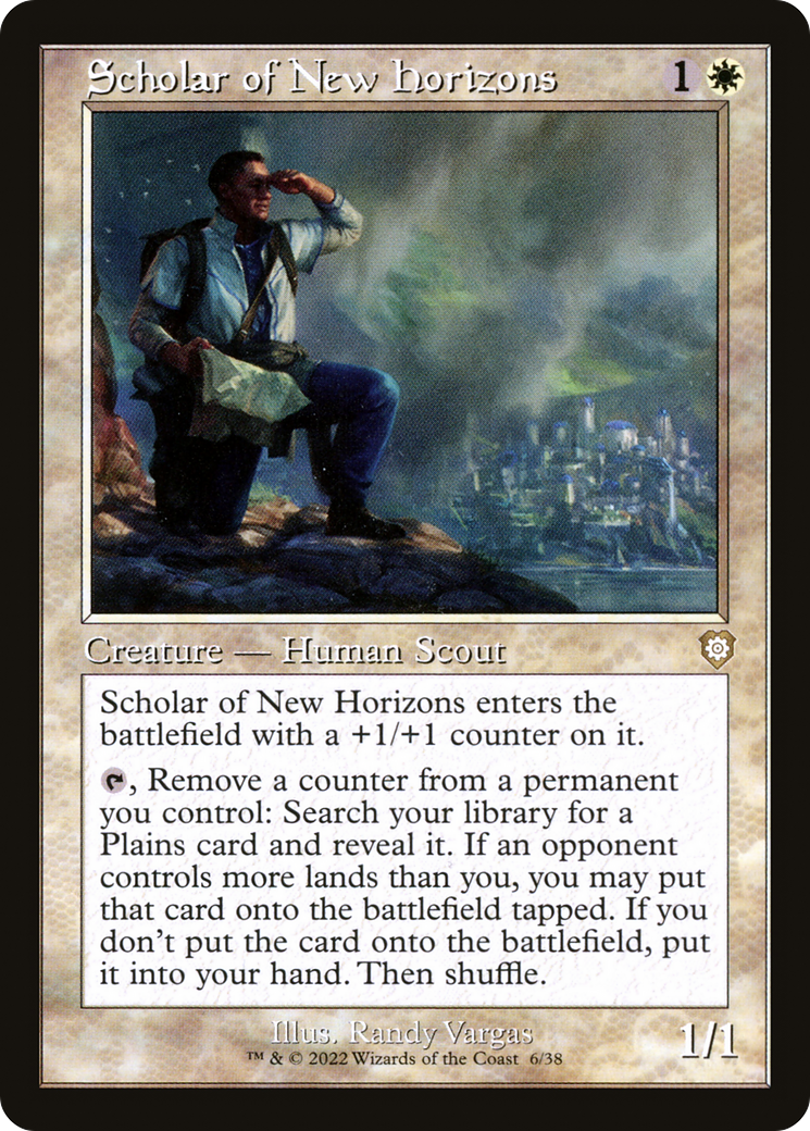 Image of Scholar of New Horizons (Retro) [The Brothers' War Commander]