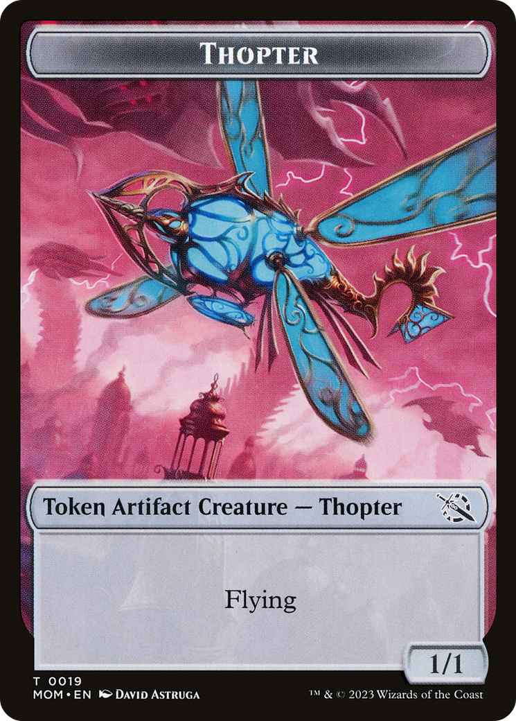 Image of Soldier // Thopter Double-Sided Token [March of the Machine Tokens]