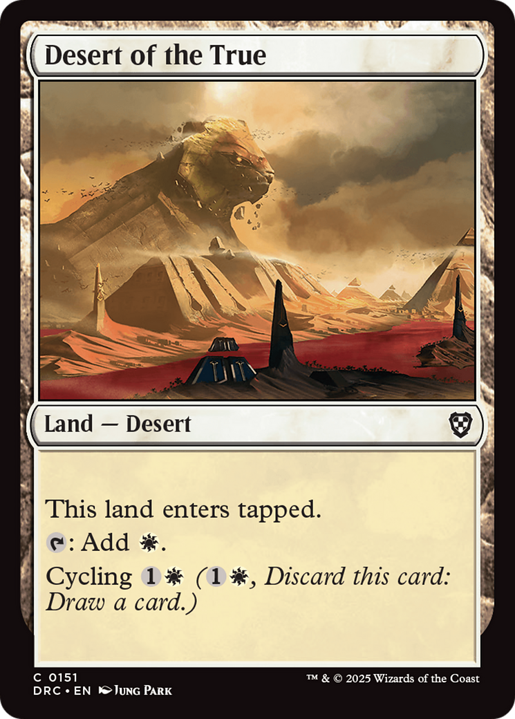 Image of Desert of the True [Aetherdrift Commander]