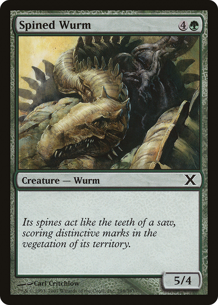 Image of Spined Wurm [Tenth Edition]