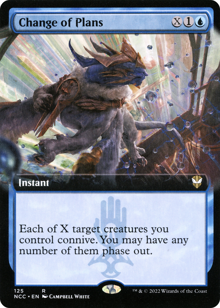 Image of Change of Plans (Extended Art) [Streets of New Capenna Commander]