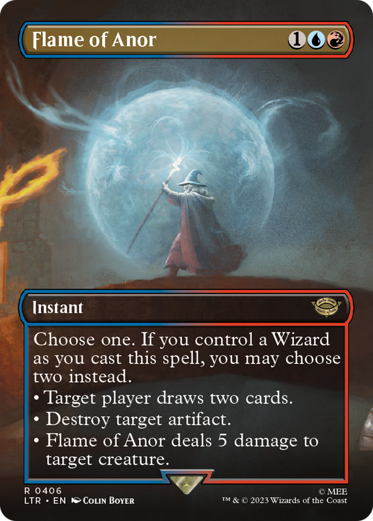 Image of Flame of Anor (Borderless Alternate Art) [The Lord of the Rings: Tales of Middle-Earth]