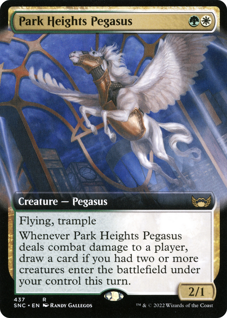Image of Park Heights Pegasus (Extended Art) [Streets of New Capenna]