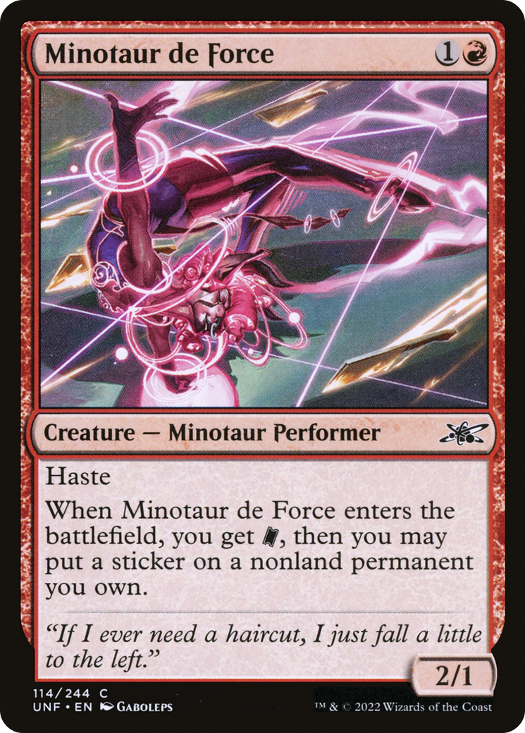 Image of Minotaur de Force [Unfinity]