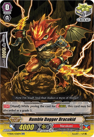 Image of Rumble Dagger Dracokid (V-SS05/036EN) [Premium Collection 2020]