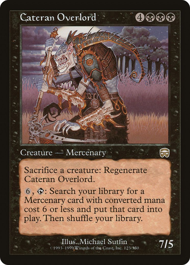 Image of Cateran Overlord [Mercadian Masques]