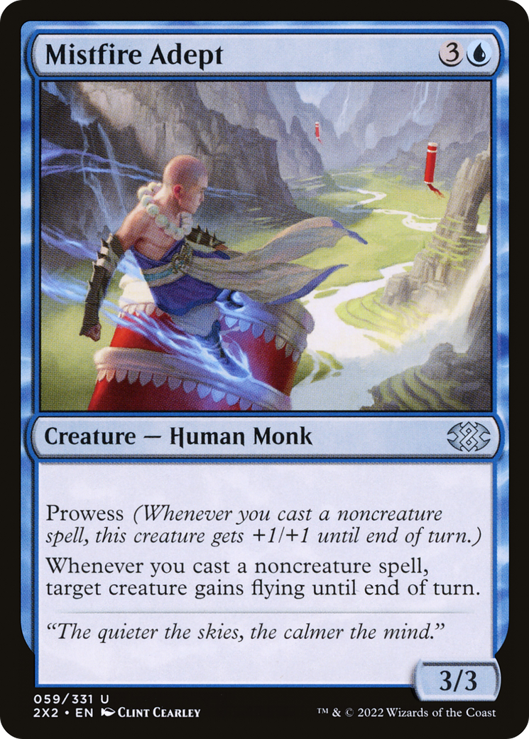 Image of Mistfire Adept [Double Masters 2022]