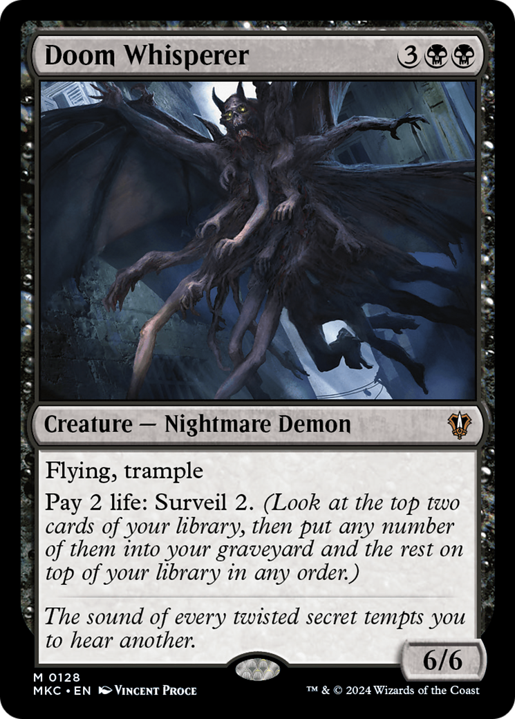 Image of Doom Whisperer [Murders at Karlov Manor Commander]