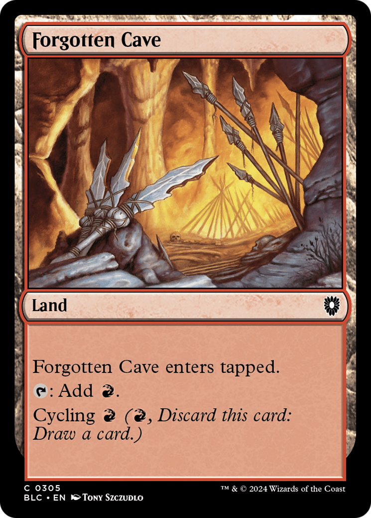Image of Forgotten Cave [Bloomburrow Commander]