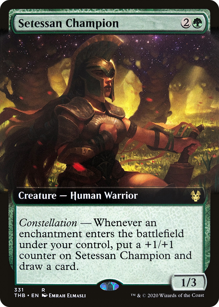 Image of Setessan Champion (Extended Art) [Theros Beyond Death]