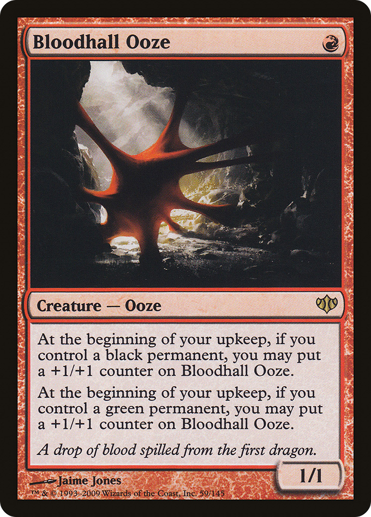 Image of Bloodhall Ooze [Conflux]