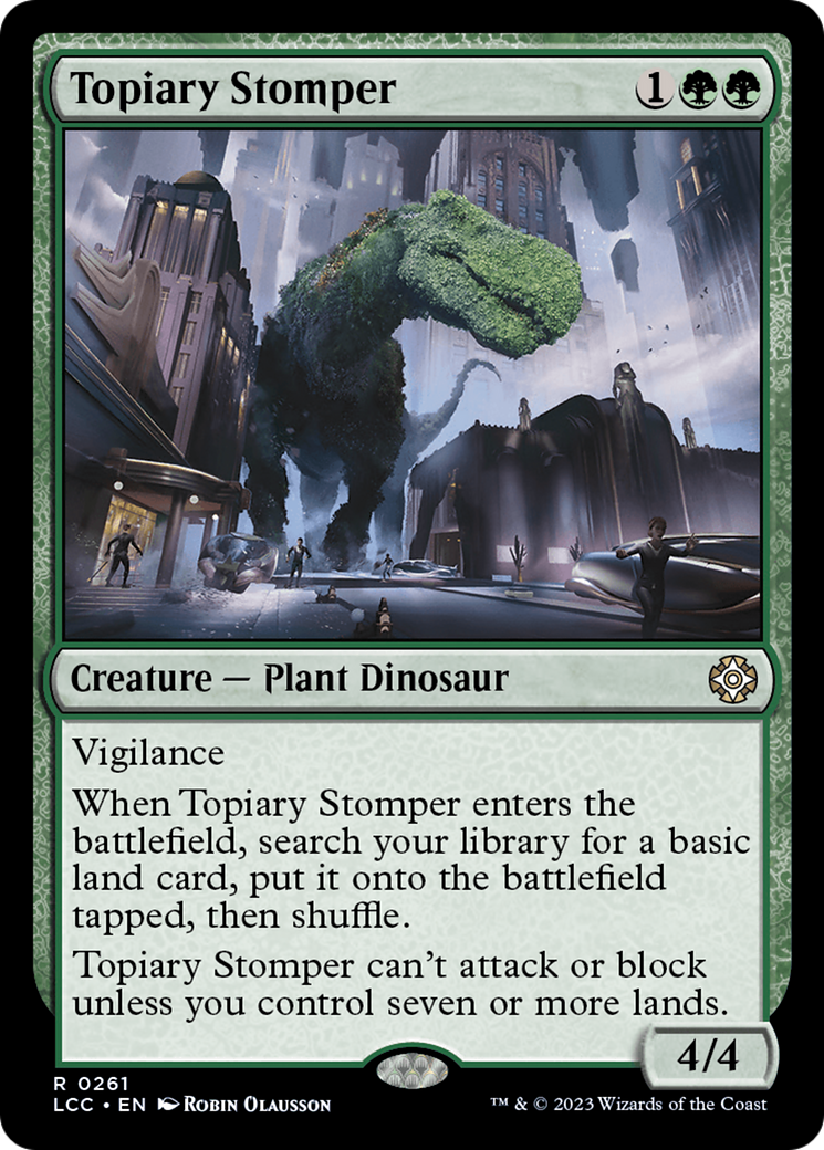 Image of Topiary Stomper [The Lost Caverns of Ixalan Commander]