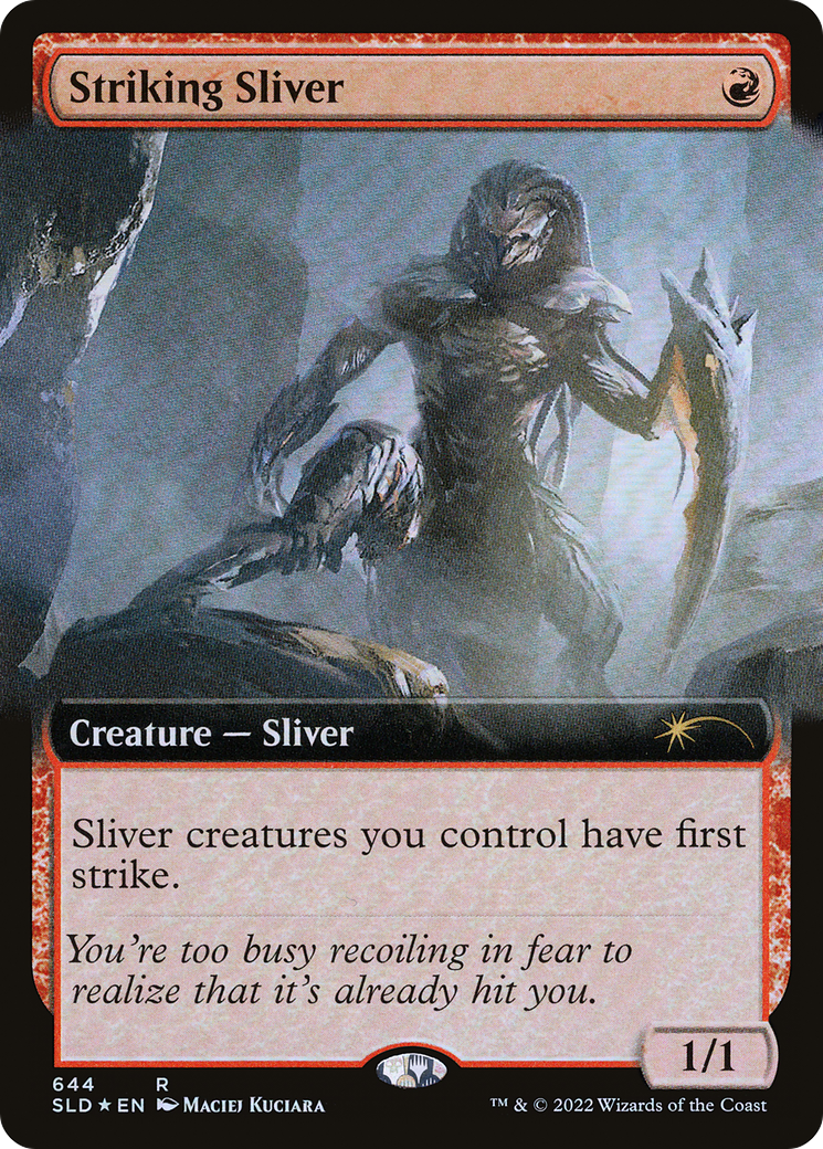 Image of Striking Sliver (Extended Art) [Secret Lair Drop Series]