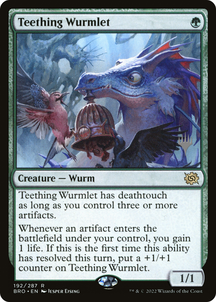 Image of Teething Wurmlet (Promo Pack) [The Brothers' War Promos]