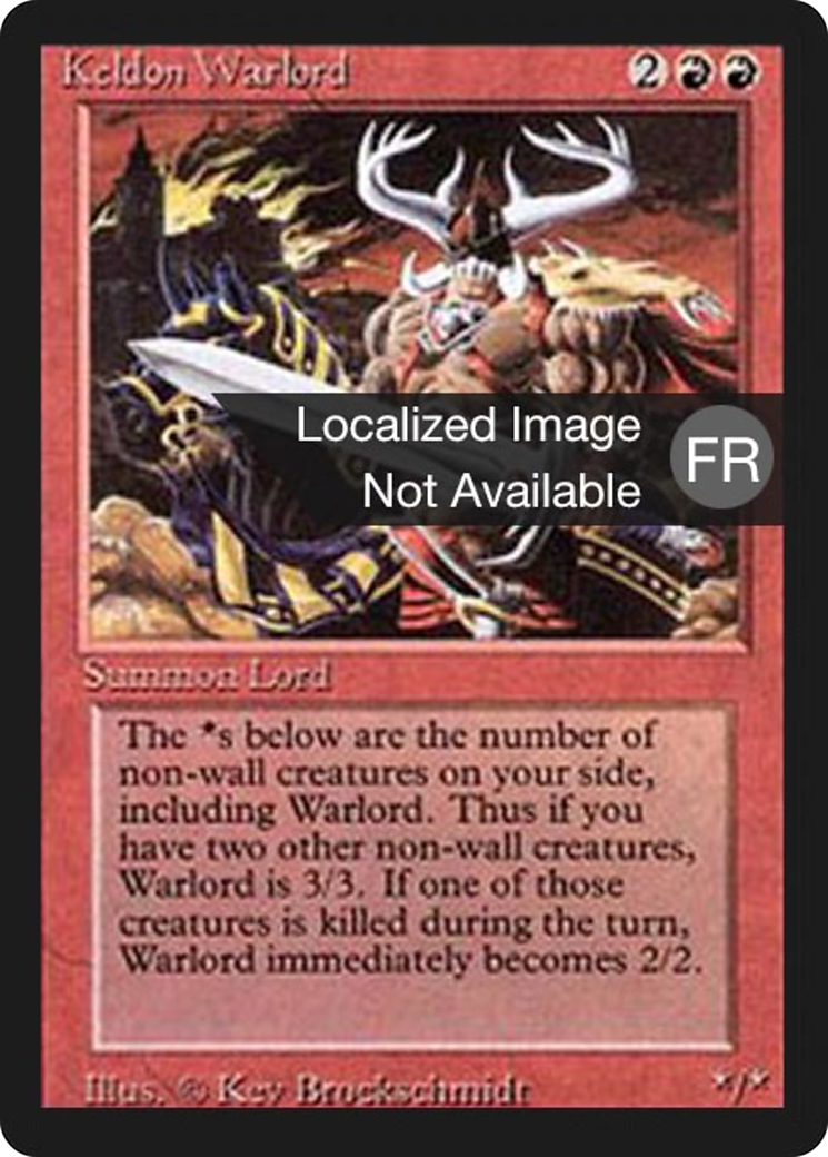 Image of Keldon Warlord [Foreign Black Border]