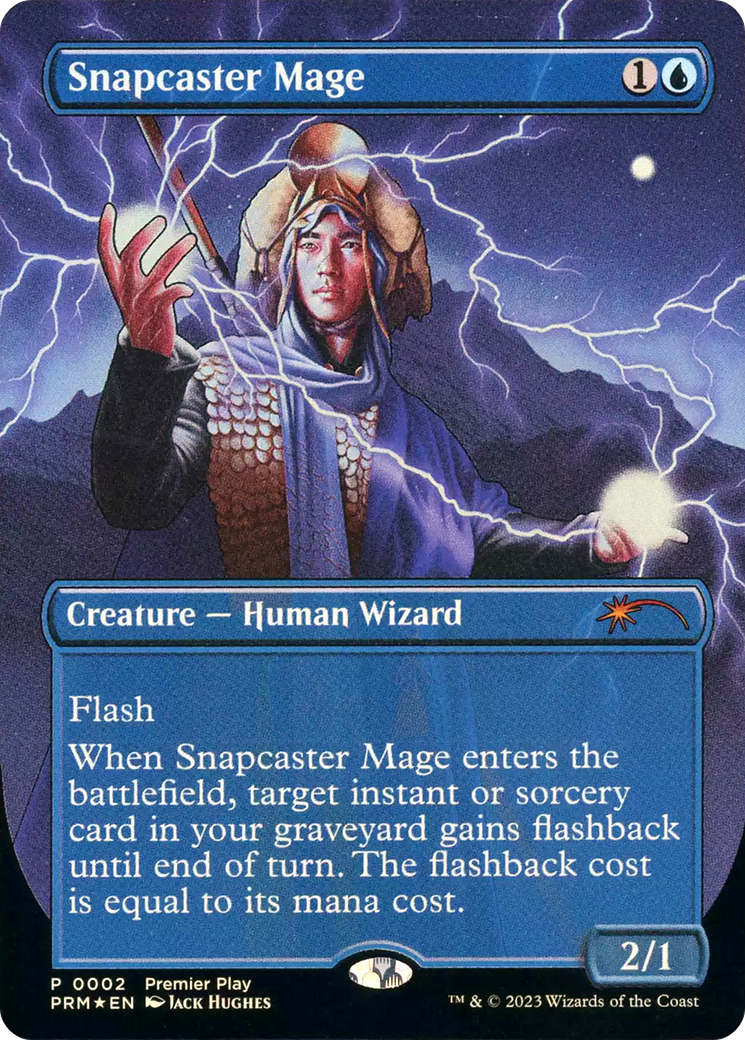 Image of Snapcaster Mage (Borderless Alternate Art) [Regional Championship Qualifiers 2023]