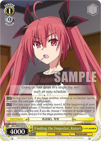 Image of Finding the Impostor, Kotori [Date A Live Vol.2]