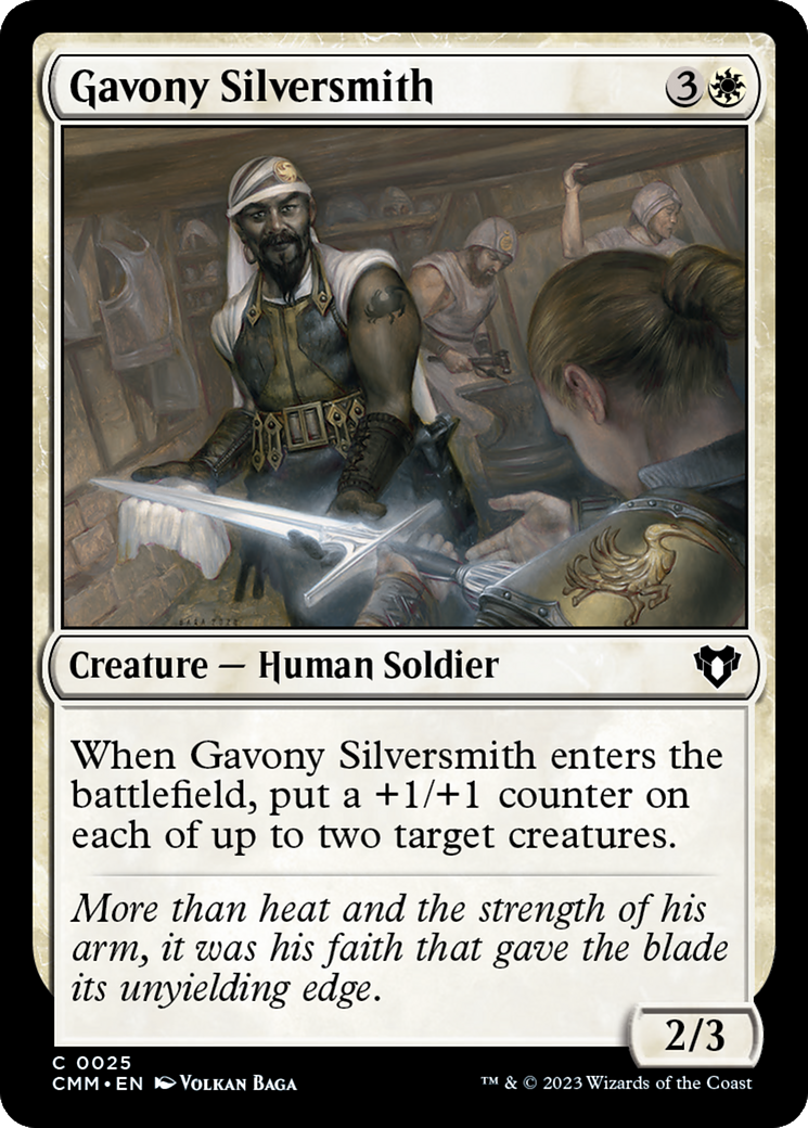 Image of Gavony Silversmith [Commander Masters]