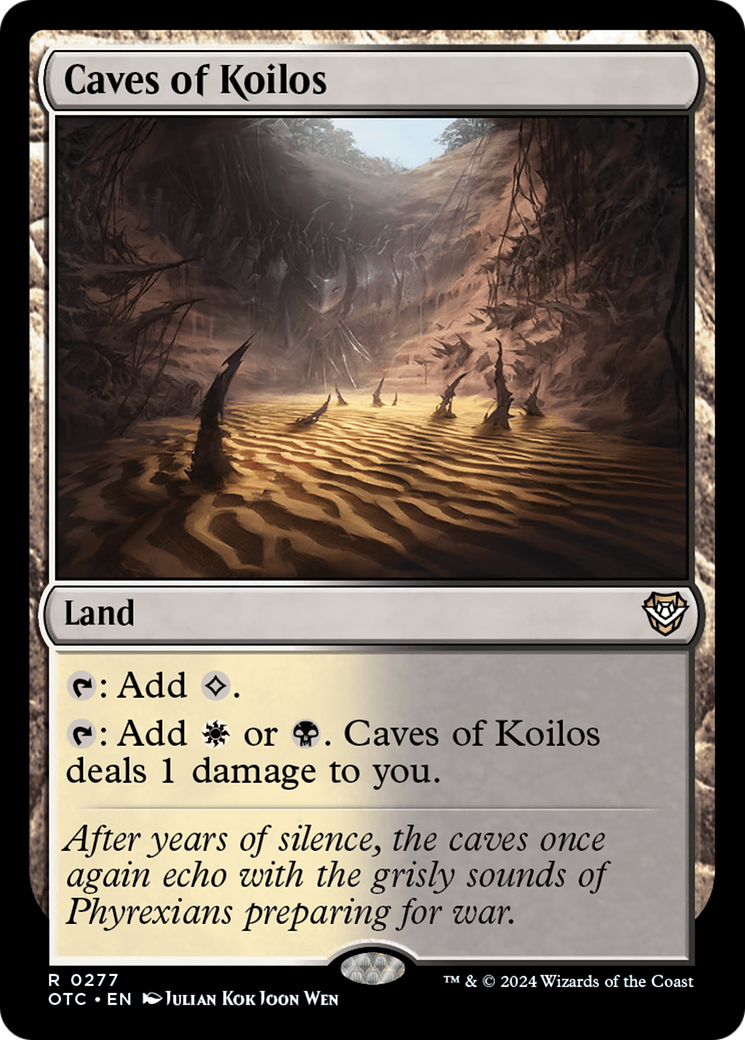 Image of Caves of Koilos [Outlaws of Thunder Junction Commander]
