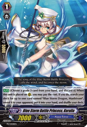 Image of Blue Storm Battle Princess, Koralia (PR/0408EN) [Promo Cards]