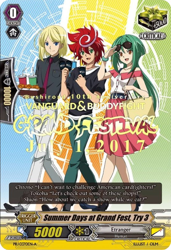 Image of Summer Days at Grand Fest, Try 3 (PR/0370EN A) [Promo Cards]