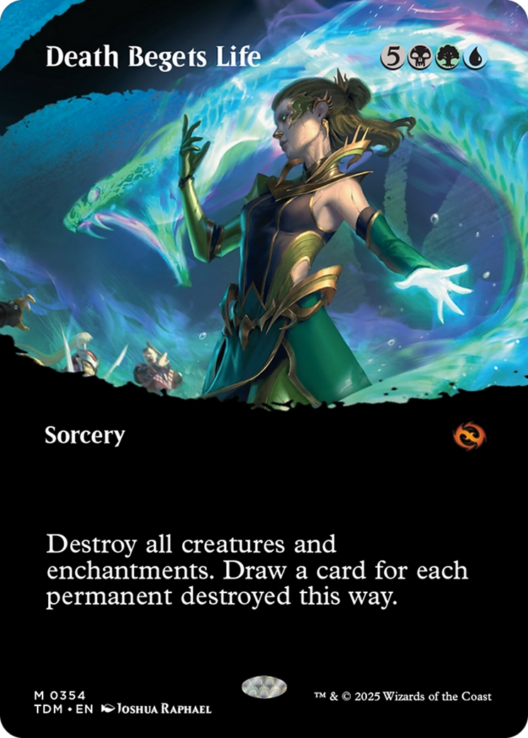 Image of Death Begets Life (Borderless) [Tarkir: Dragonstorm]