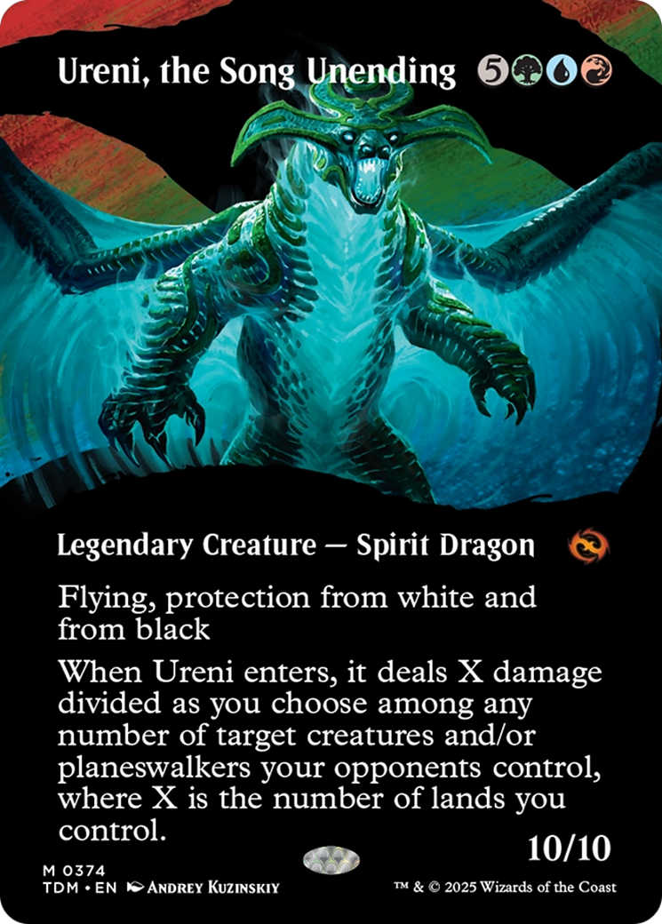 Image of Ureni, the Song Unending (Borderless) [Tarkir: Dragonstorm]