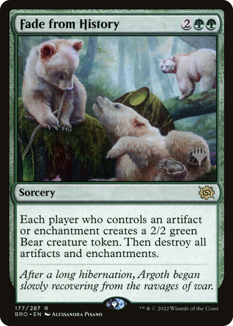 Image of Fade from History (Promo Pack) [The Brothers' War Promos]