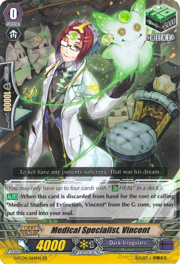 Image of Medical Specialist, Vincent (G-FC04/064EN) [Fighters Collection 2017]