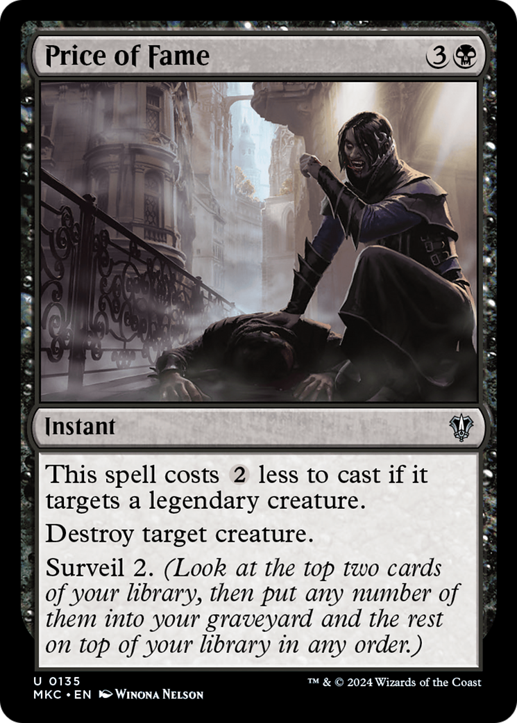 Image of Price of Fame [Murders at Karlov Manor Commander]