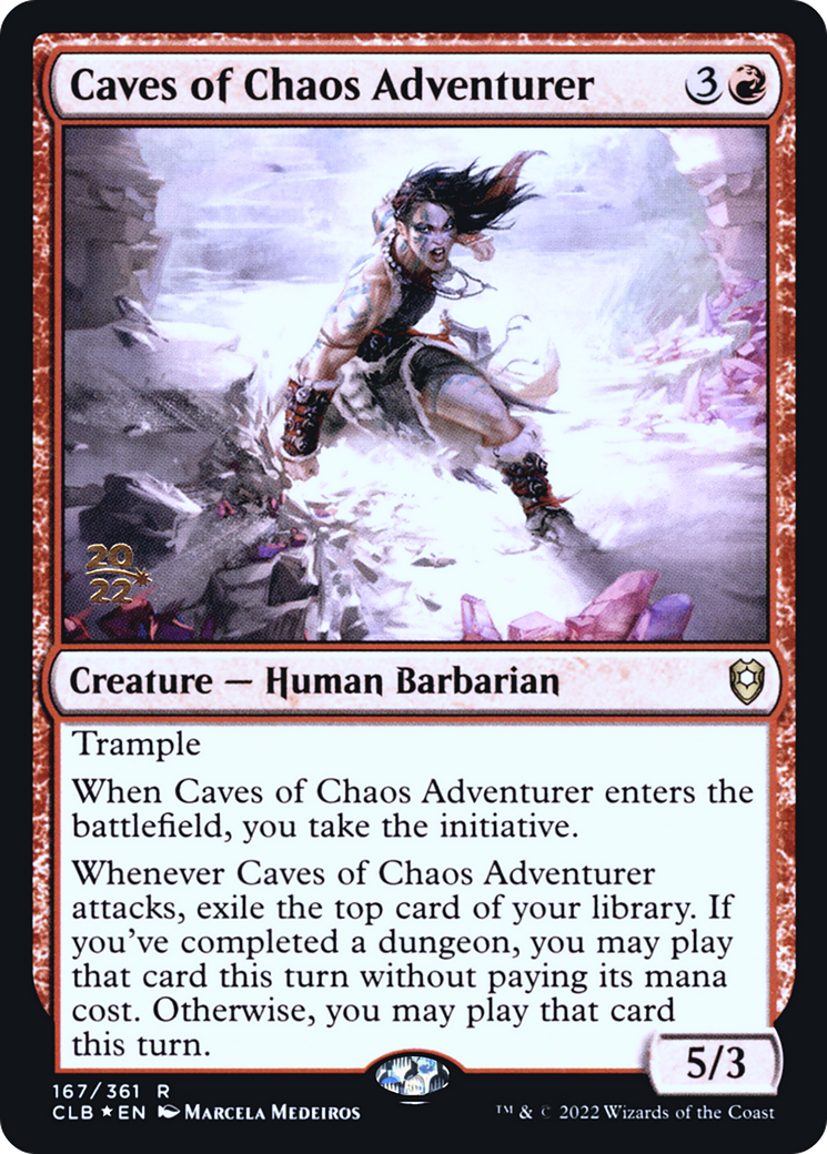 Image of Caves of Chaos Adventurer [Commander Legends: Battle for Baldur's Gate Prerelease Promos]