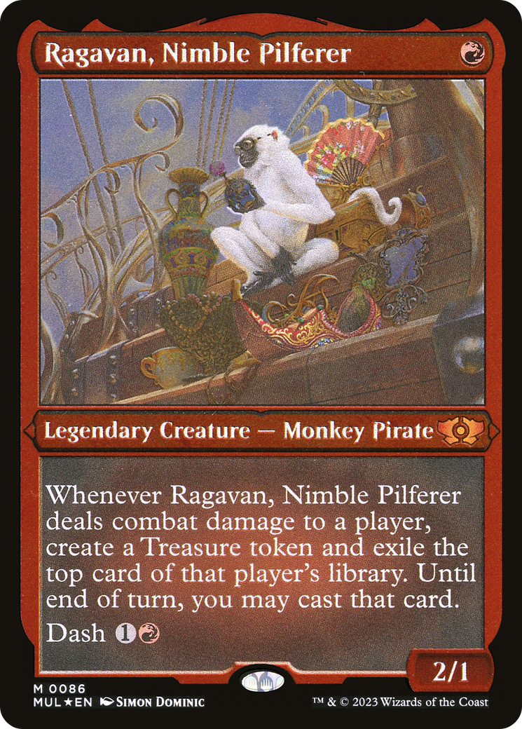 Image of Ragavan, Nimble Pilferer (Foil Etched) [Multiverse Legends]