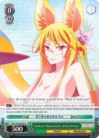 Image of Warbeasts' Representative, Shrine Priestess (NGL/S58-E033 U) [No Game No Life]