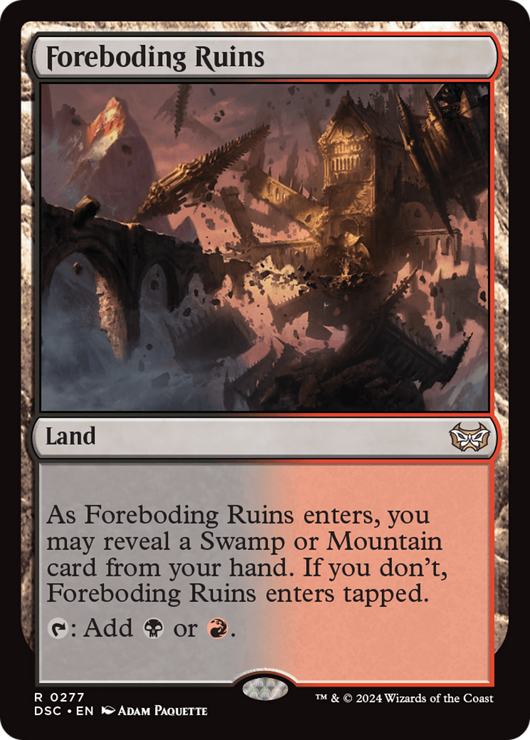 Image of Foreboding Ruins [Duskmourn: House of Horror Commander]