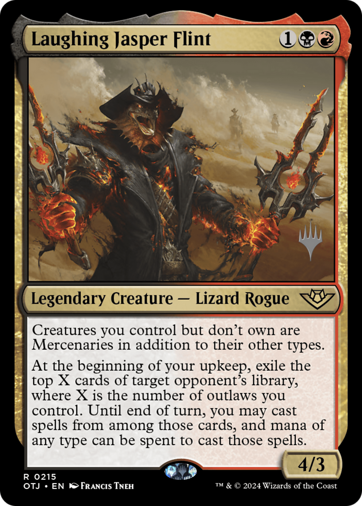 Image of Laughing Jasper Flint (Promo Pack) [Outlaws of Thunder Junction Promos]