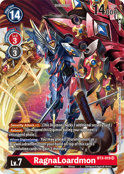 Image of RagnaLoardmon [BT3-019] [Release Special Booster Ver.1.5]