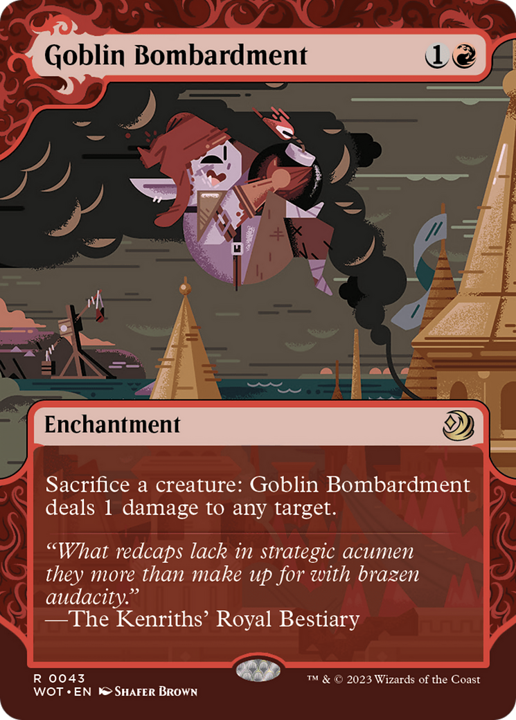 Image of Goblin Bombardment [Wilds of Eldraine: Enchanting Tales]