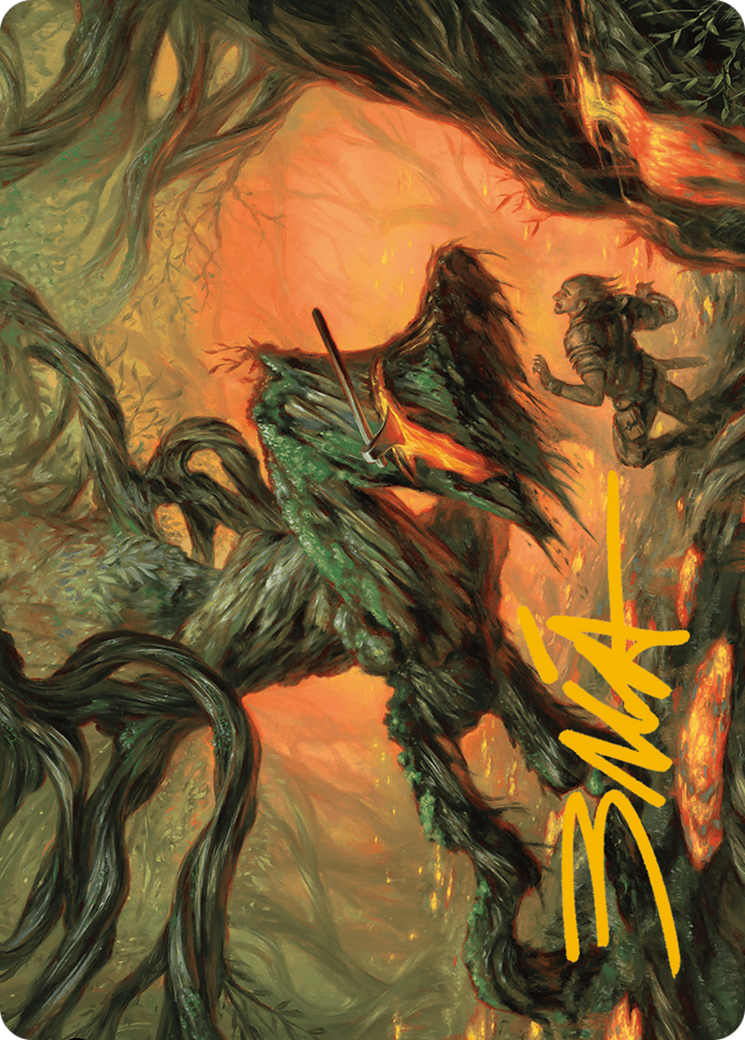 Image of Stump Stomp Art Card (Gold-Stamped Signature) [Modern Horizons 3 Art Series]
