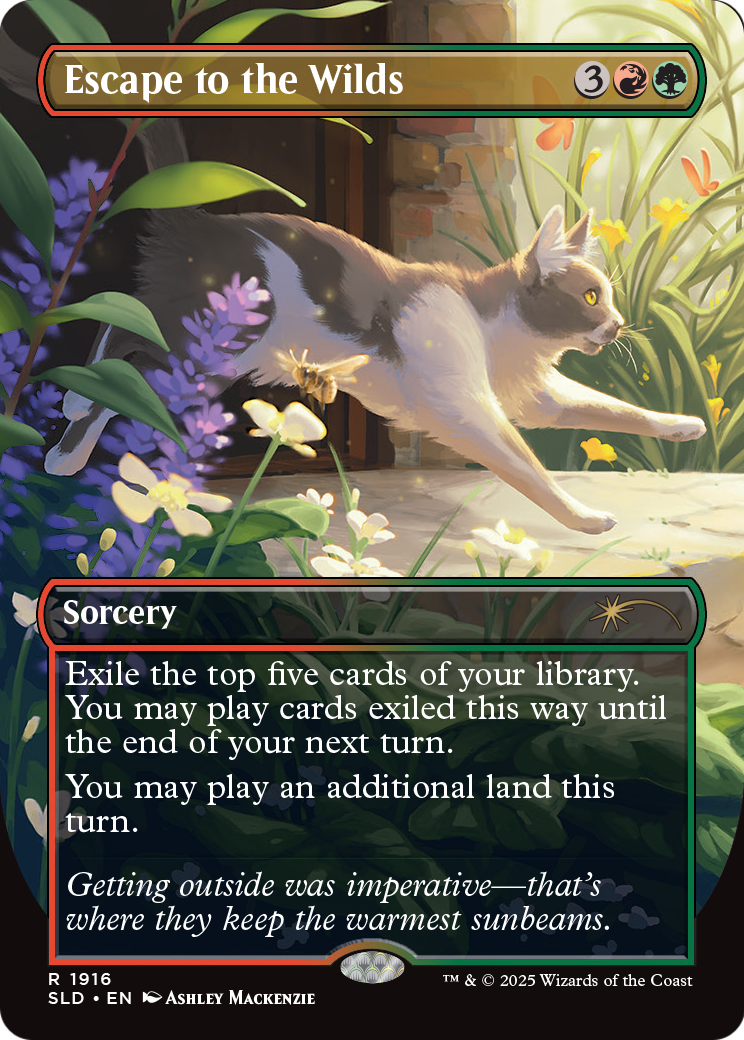 Image of Escape to the Wilds (SLD-1916) - Secret Lair Drop (Borderless) Foil