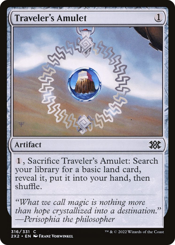 Image of Traveler's Amulet [Double Masters 2022]