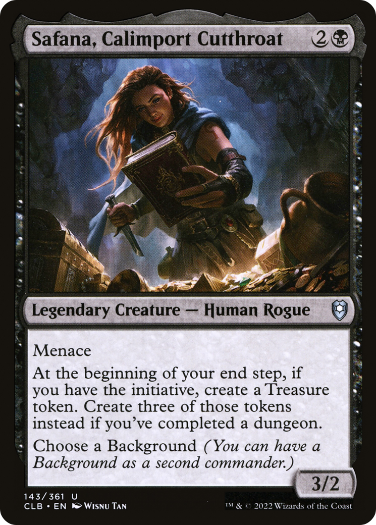 Image of Safana, Calimport Cutthroat [Commander Legends: Battle for Baldur's Gate]
