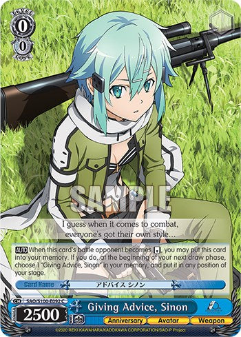 Image of Giving Advice, Sinon [Sword Art Online Animation 10th Anniversary]
