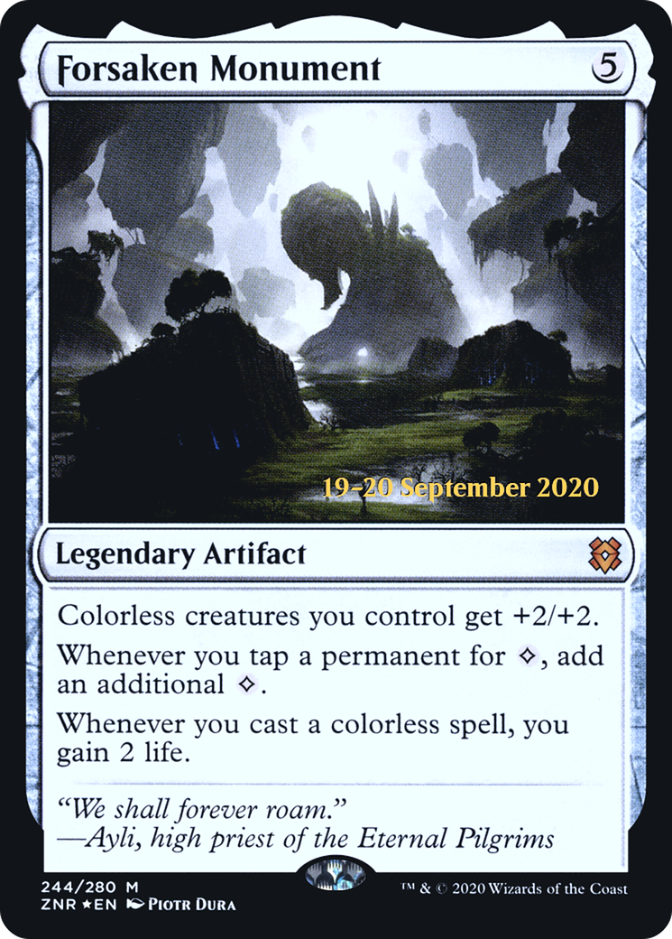Image of Forsaken Monument [Zendikar Rising Prerelease Promos]