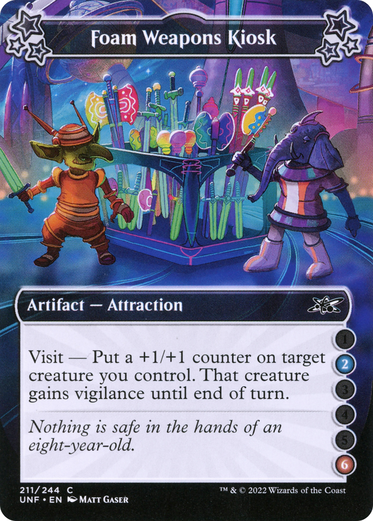 Image of Foam Weapons Kiosk (2-6) [Unfinity]