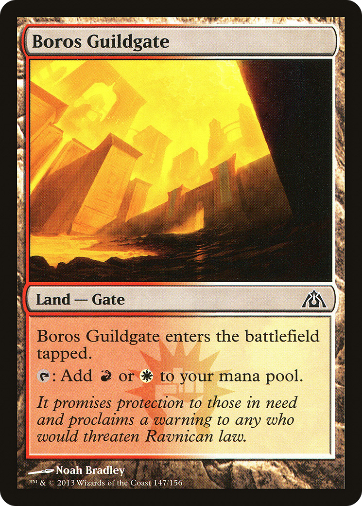 Image of Boros Guildgate [Dragon's Maze]