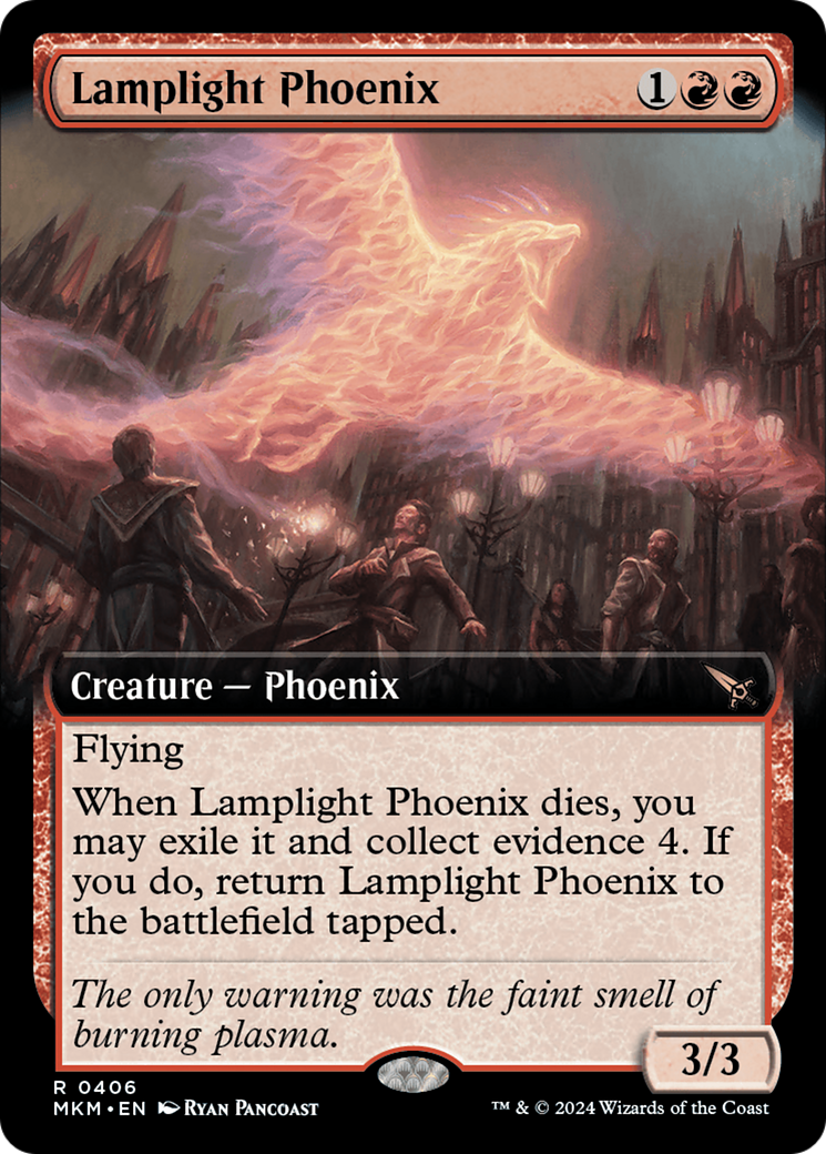 Image of Lamplight Phoenix (Extended Art) [Murders at Karlov Manor]