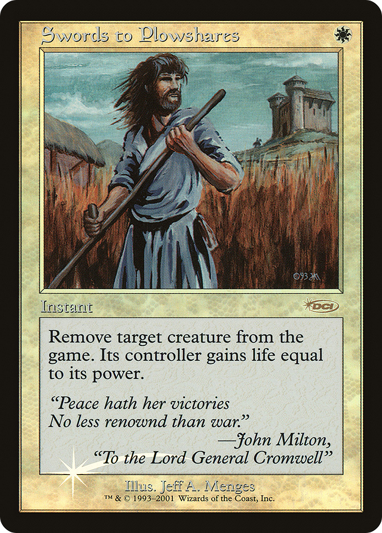 Image of Swords to Plowshares [Friday Night Magic 2001]