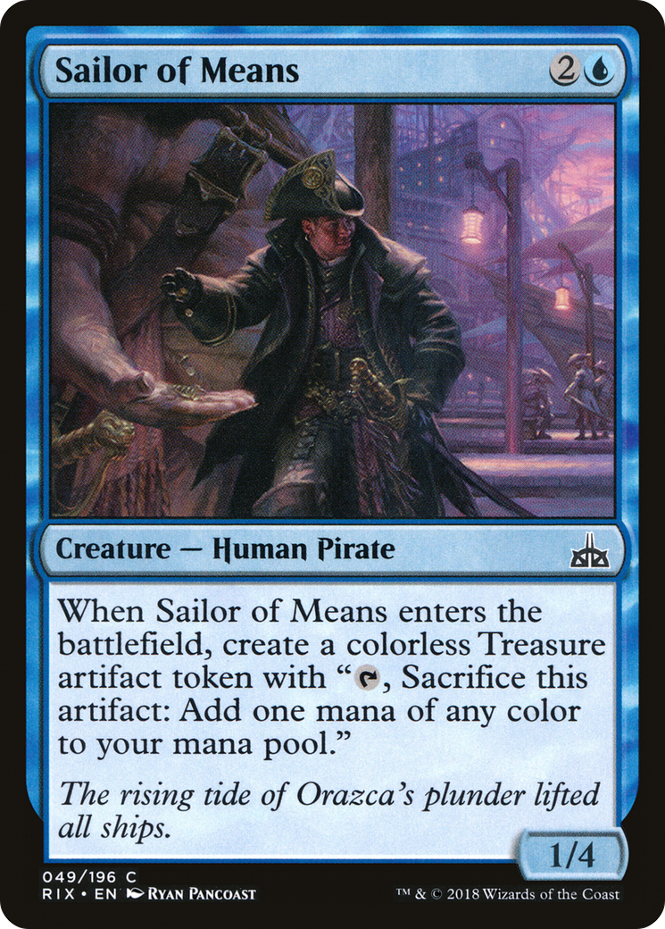 Image of Sailor of Means [Rivals of Ixalan]