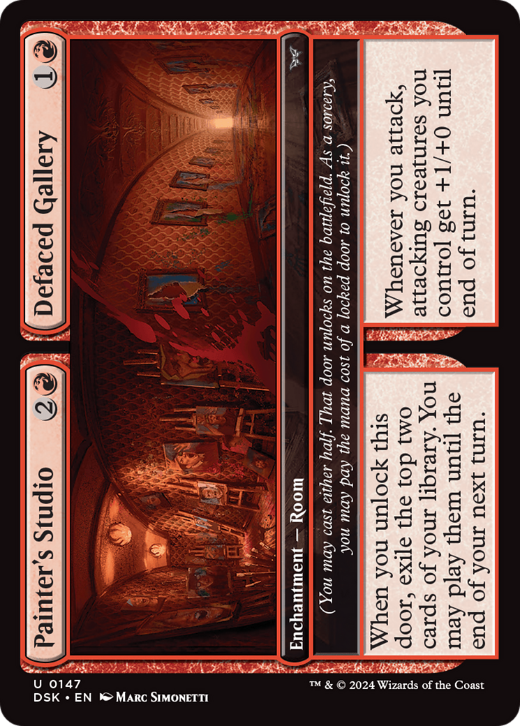 Image of Painter's Studio // Defaced Gallery [Duskmourn: House of Horror]
