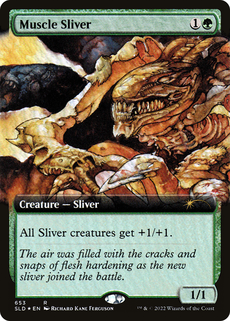 Image of Muscle Sliver (Extended Art) [Secret Lair Drop Promos]